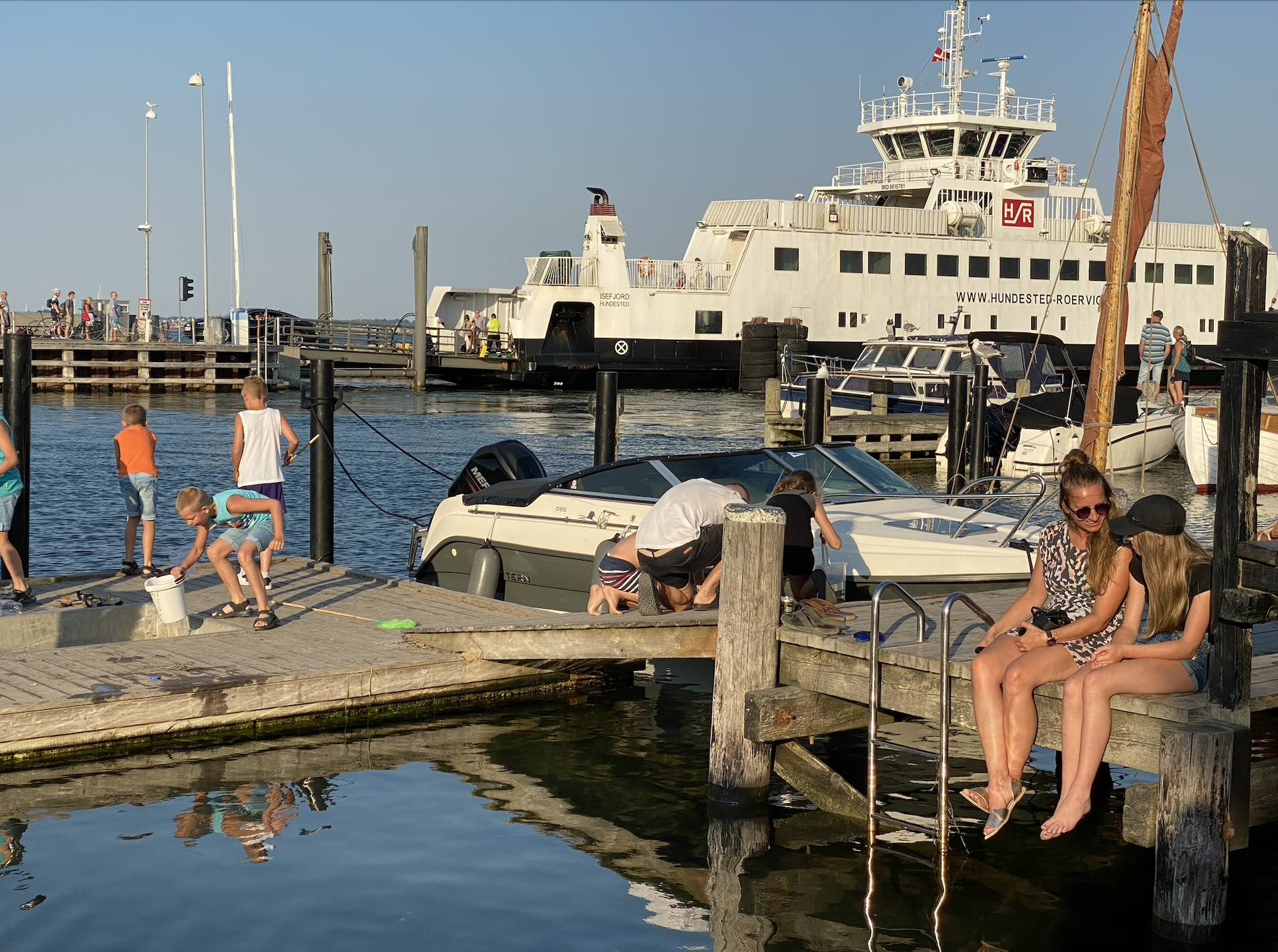 Crab fishing Rørvig Habour