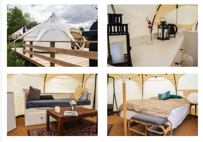 Glamping-Zelt - Die schönste Übernachtung.