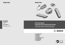 User guide Bosch charger model BCS220 - BCS230 - BCS250