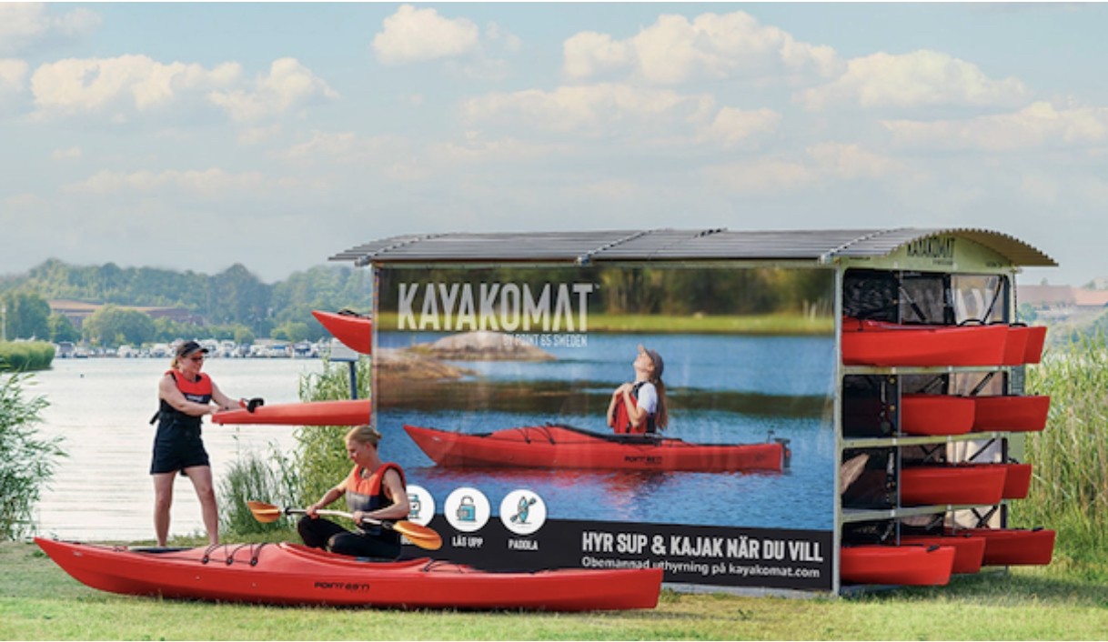 Kayakomat Rørvig - Rent a kayak